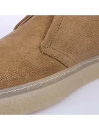 Men's Fred Perry Hawley Corduroy Boots in Cream - 6