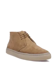 Men's Fred Perry Hawley Corduroy Boots in Cream - 1