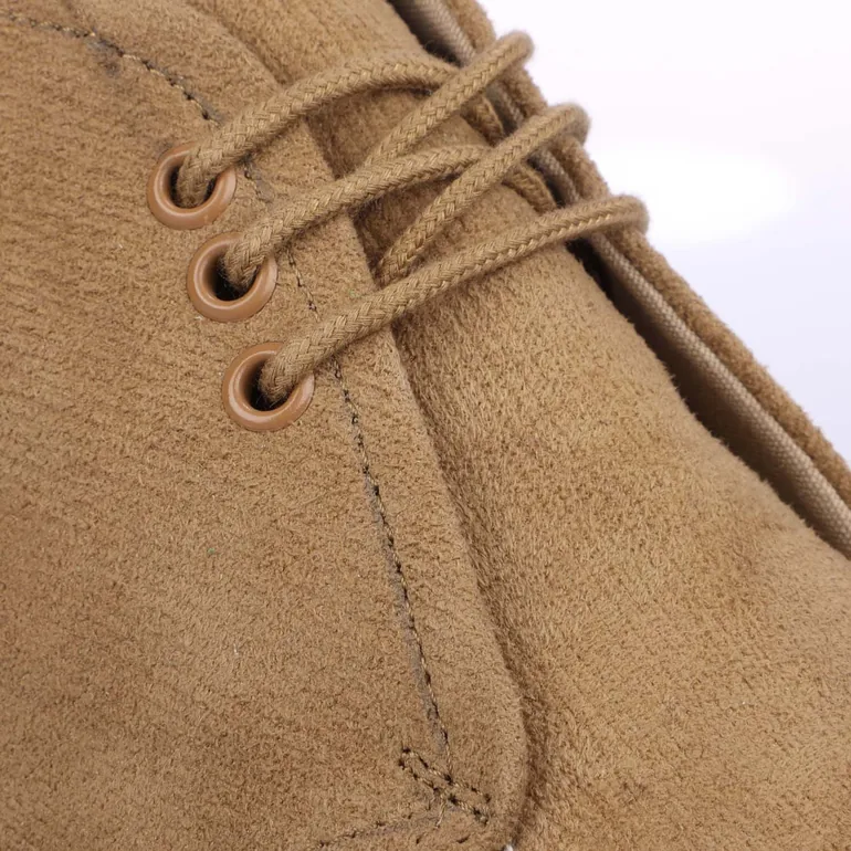 Men's Fred Perry Hawley Corduroy Boots in Cream - 4