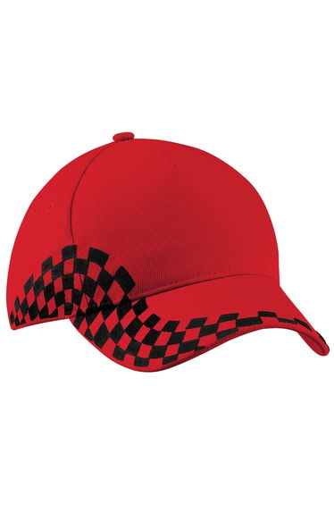 Beechfield Unisex Grand Prix Baseball Cap - Classic Red