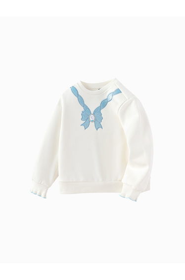 Girls' Sweatshirt With Embroidery