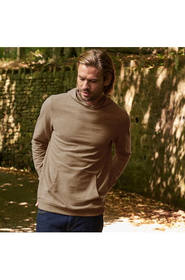 Awdis Mens Lusaka Regen Ecologie Hoodie - Sand Dune