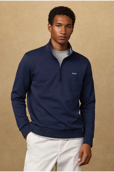 Heritage Badge Sweatshirt Navy