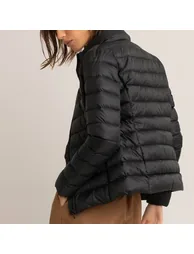 Lightweight Padded Puffer Jacket with High-Neck - 4