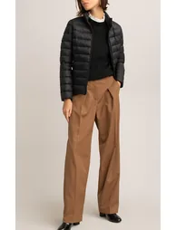 Lightweight Padded Puffer Jacket with High-Neck