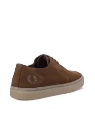 Men's Fred Perry Linden Suede Trainers in Cream - 2