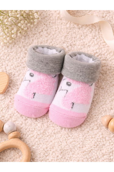 Baby Blush Pink Socks Gift Box Set 0-6M