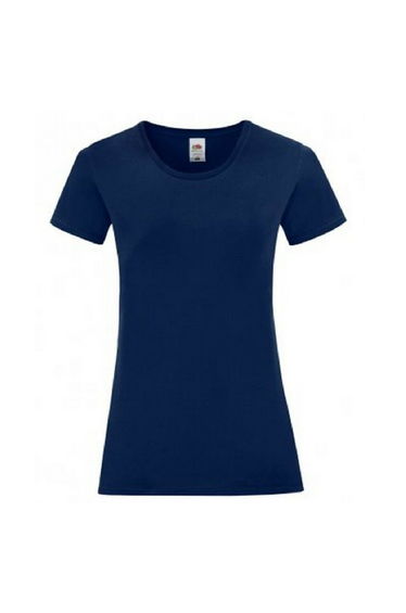 Fruit of the Loom Womens/Ladies Iconic 150 T-Shirt - Navy