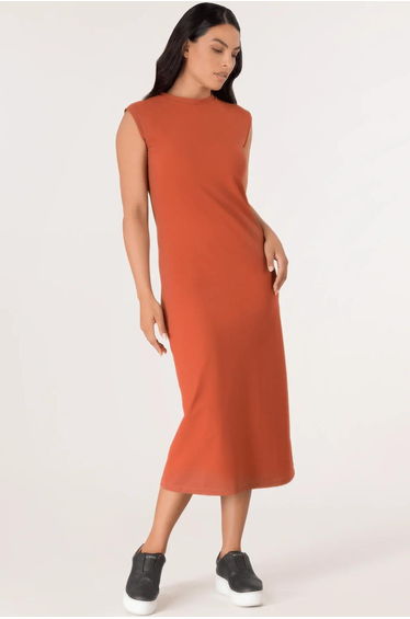 Sleeveless Dress - SEASONAL TURMERIC