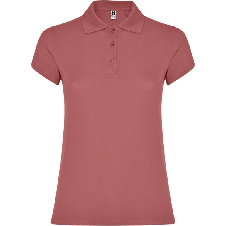 Roly Womens/Ladies Star Polo Shirt - Chrysanthemum Red