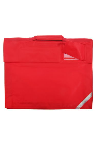 Quadra Junior Book Bag - 5 Litres (Pack of 2) - Bright Red