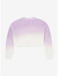 Girls Monogram Gradient Jumper in Purple - 1