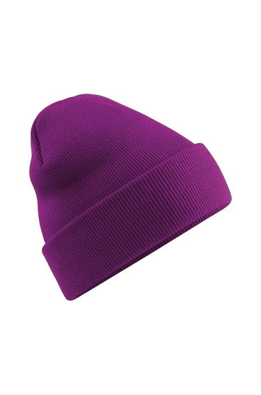 Beechfield Soft Feel Knitted Winter Hat - Magenta