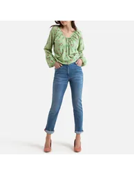 Regular Straight Jeans in Organic Stretch Drenim, Length 30.5'' - 1