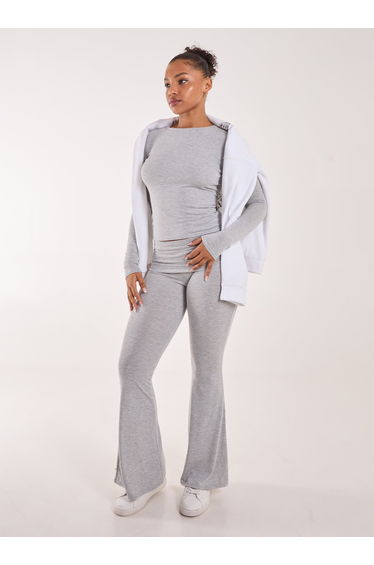 Fold Over Waist Lounge Flares