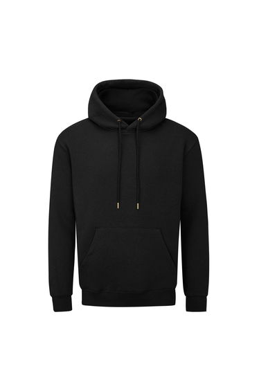 Mantis Unisex Adult Essential Organic Drawstring Hoodie - Black