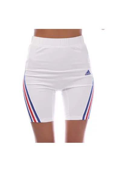 Women's adidas Future Icons 3-Stripes Biker Shorts in White