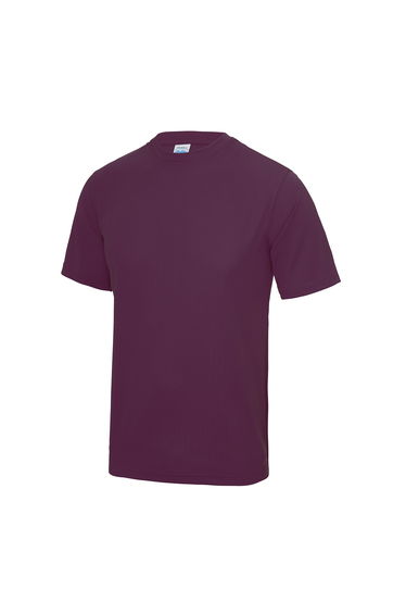 AWDis Just Cool Mens Performance Plain T-Shirt - Plum