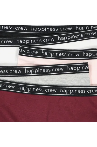 Pack of 5 Shorts in Plain Cotton