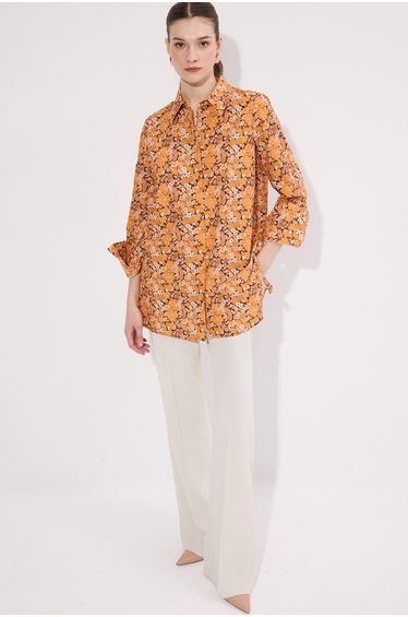 FLORAL PATTERNED COTTON SHIRT