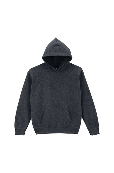 Gildan Childrens/Kids Heavy Blend Hooded Sweatshirt - Fan Charcoal Heather