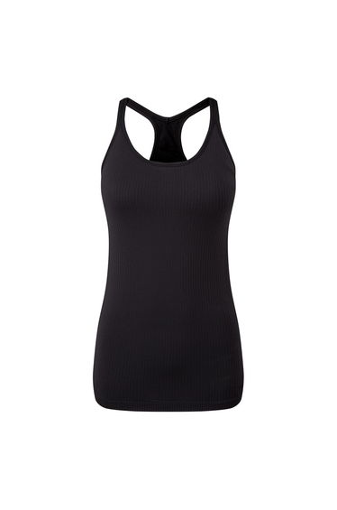 TriDri Womens/Ladies Seamless 3D Fit Sculpt Vest - Black