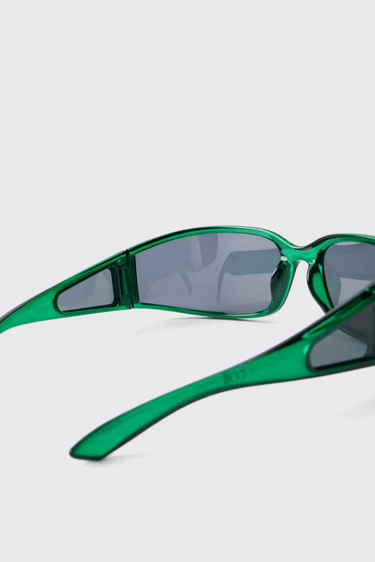 نظارة شمسية بوهو مان باللون الأخضر - 3