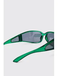 نظارة شمسية بوهو مان باللون الأخضر - 3