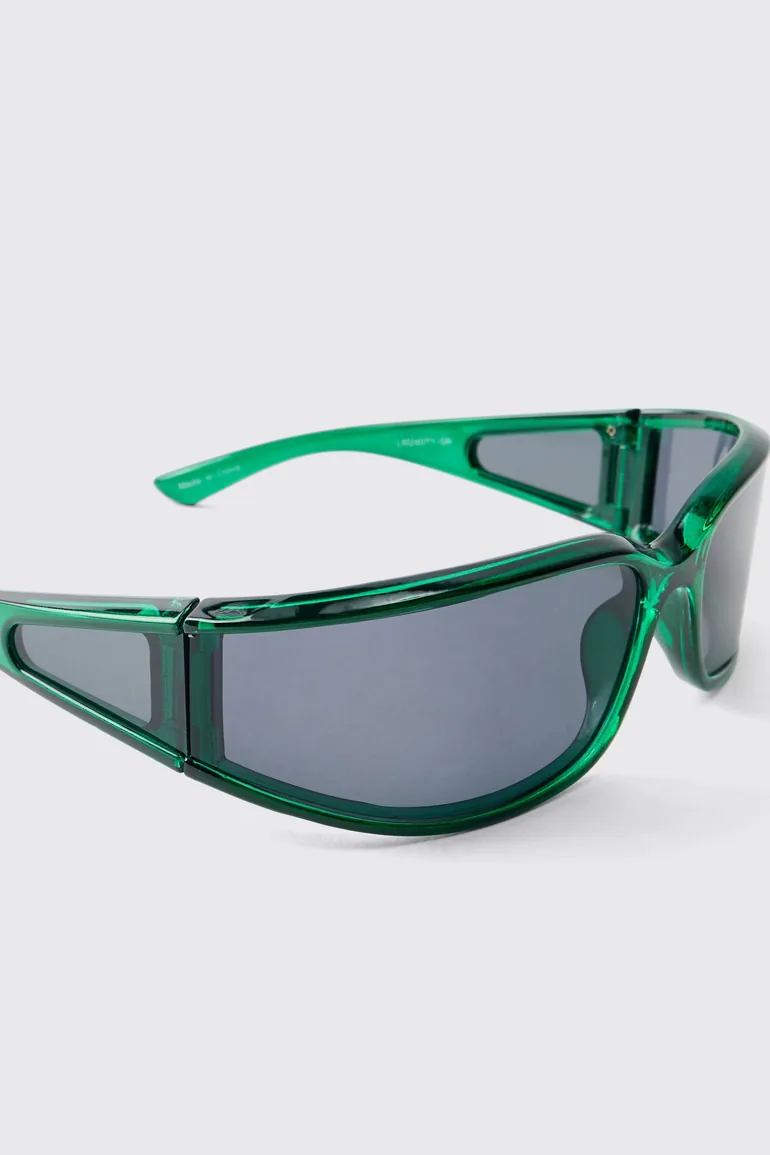 نظارة شمسية بوهو مان باللون الأخضر - 2