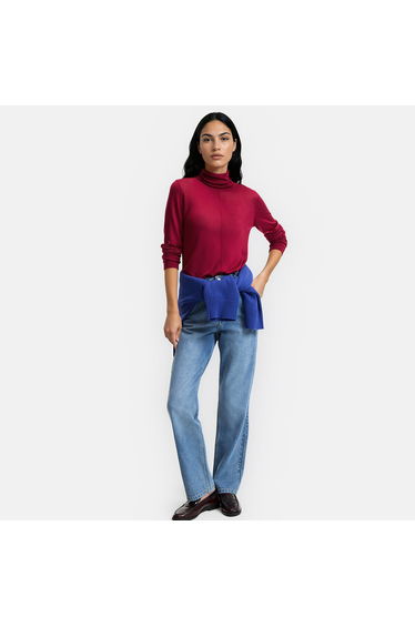 Fine Knit Turtleneck Jumper/Sweater