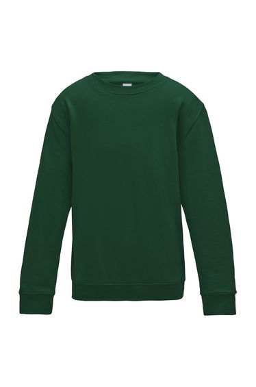 AWDis Just Hoods Childrens/Kids Sweatshirt - Bottle Green