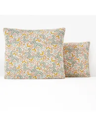 MAJARI Washed Cotton Floral Pillowcase