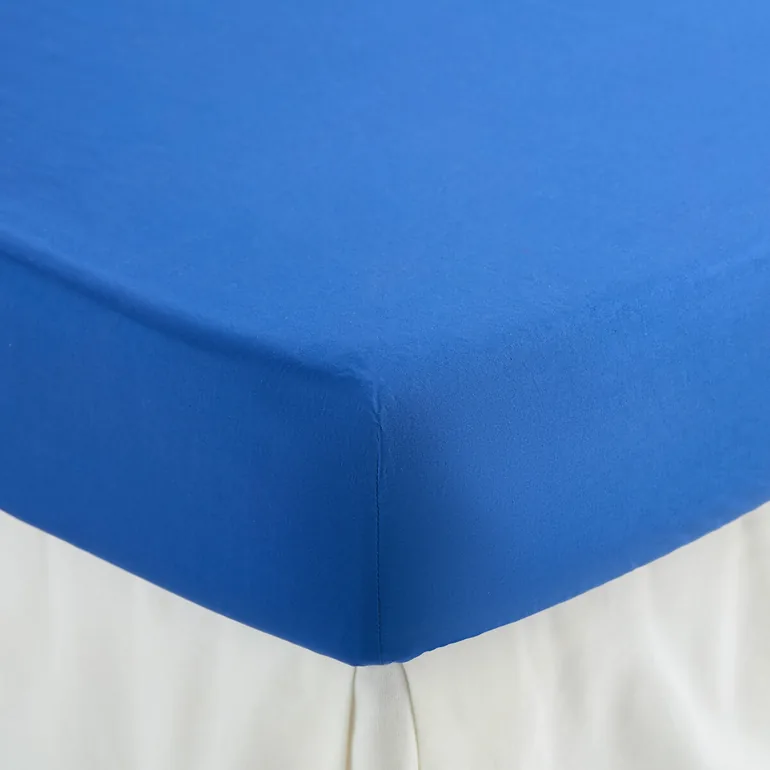 شرشف سرير بحواف مطاطية قطن عالي بإرتفاع 30سم - 2