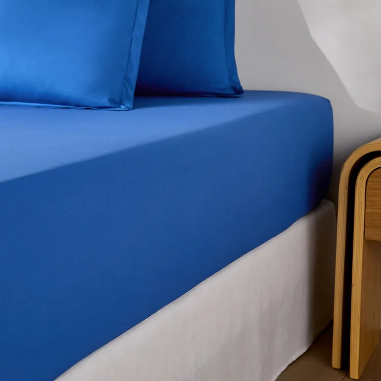 شرشف سرير بحواف مطاطية قطن عالي بإرتفاع 30سم