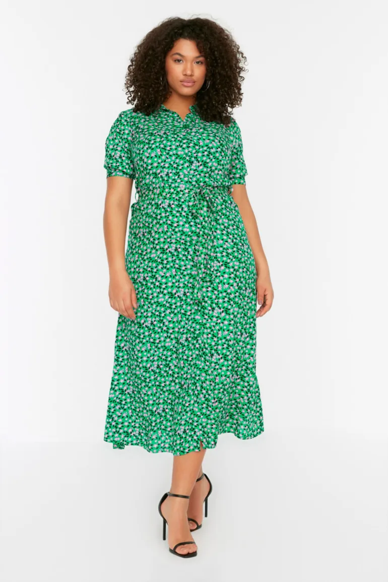 green emerald velvet dress Kaelin Green Striped T-Shirt Dress Polagram – Lena Layne main image 0