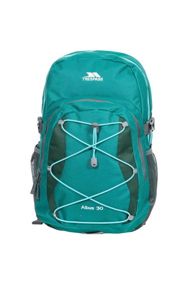 Trespass Albus 30 Litre Casual Rucksack/Backpack - Ocean Green