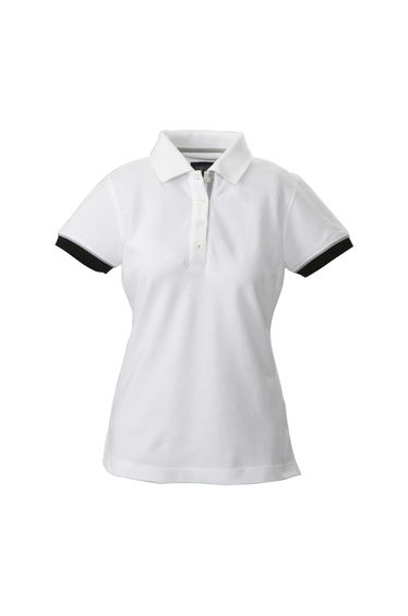 James Harvest Womens/Ladies Antreville Polo Shirt - White