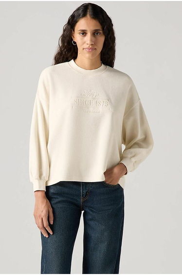 Printed Crew Neck Sweatshirt