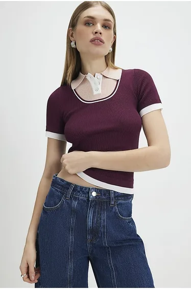 تيشيرت ريفر آيلاند بأكمام قصيرة