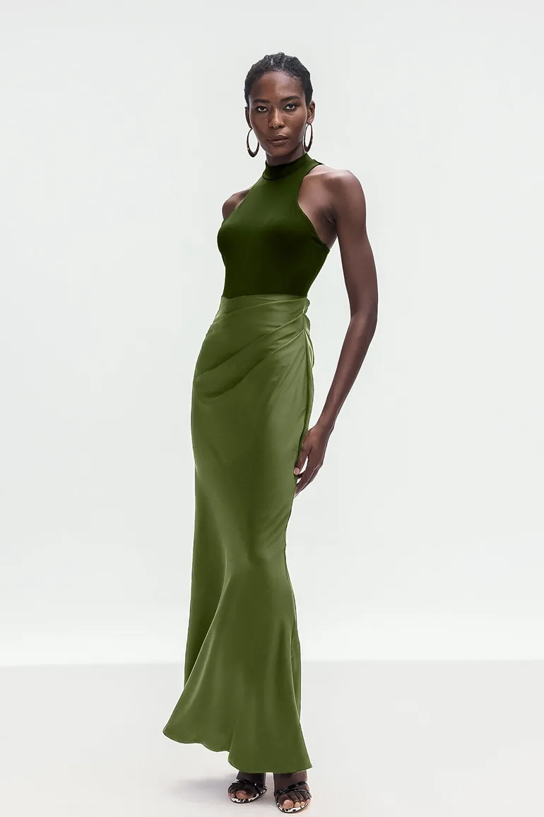 sustainable women's tank dress for evening wear Iconic Geneva Tank Dress