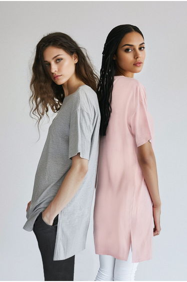 T-Shirt - Gray - Regular fit