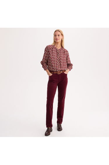 Stretchy Velour Trousers