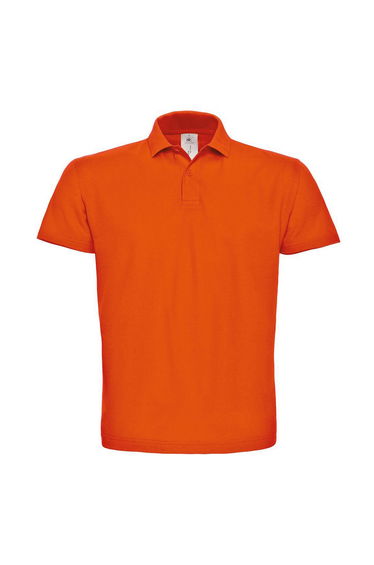 B&C Mens ID.001 Cotton Polo Shirt - Orange