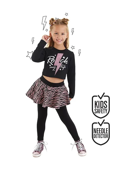 Rock Life Girl's T-shirt Tights Set