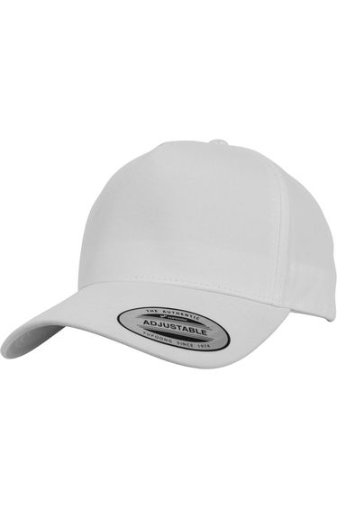 Flexfit By Yupoong 5 Panel Classic Snapback Cap - White