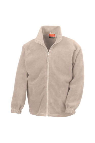 Result Mens Polartherm Fleece Jacket - Natural