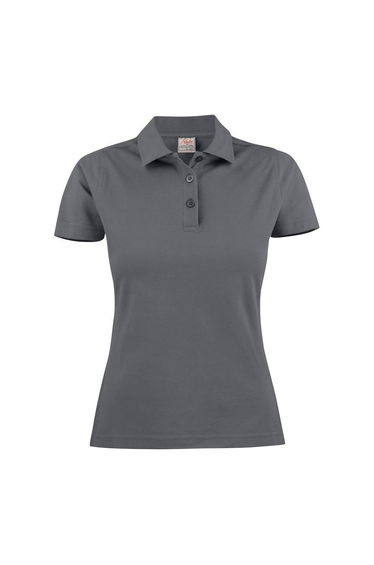 Printer Womens/Ladies Surf Polo Shirt - Steel Grey