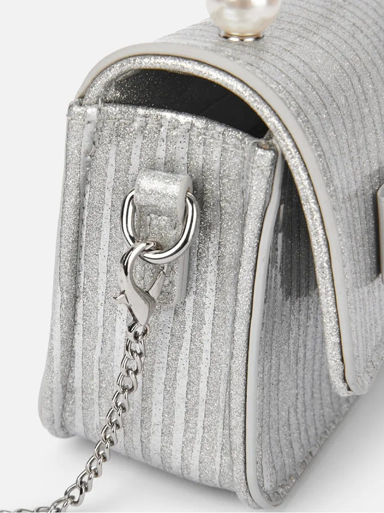Girls' Glitter Mini Handbag - 5