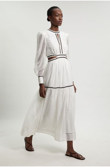 Studded Detail Maxi Dress