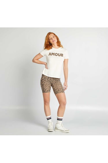 Printed T-shirt WHITE